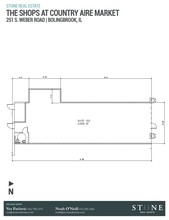 251-261 S Weber Rd, Bolingbrook, IL for lease Floor Plan- Image 1 of 1