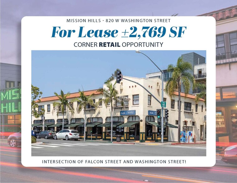 810-860 W Washington St, San Diego, CA for lease - Building Photo - Image 1 of 4