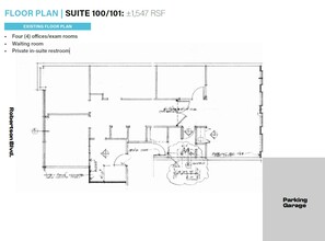 864 S Robertson Blvd, Los Angeles, CA for lease Floor Plan- Image 1 of 1