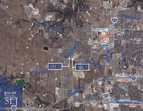 Chapel Creek Boulevard & Westpoint Blvd, Fort Worth, TX - aerial  map view