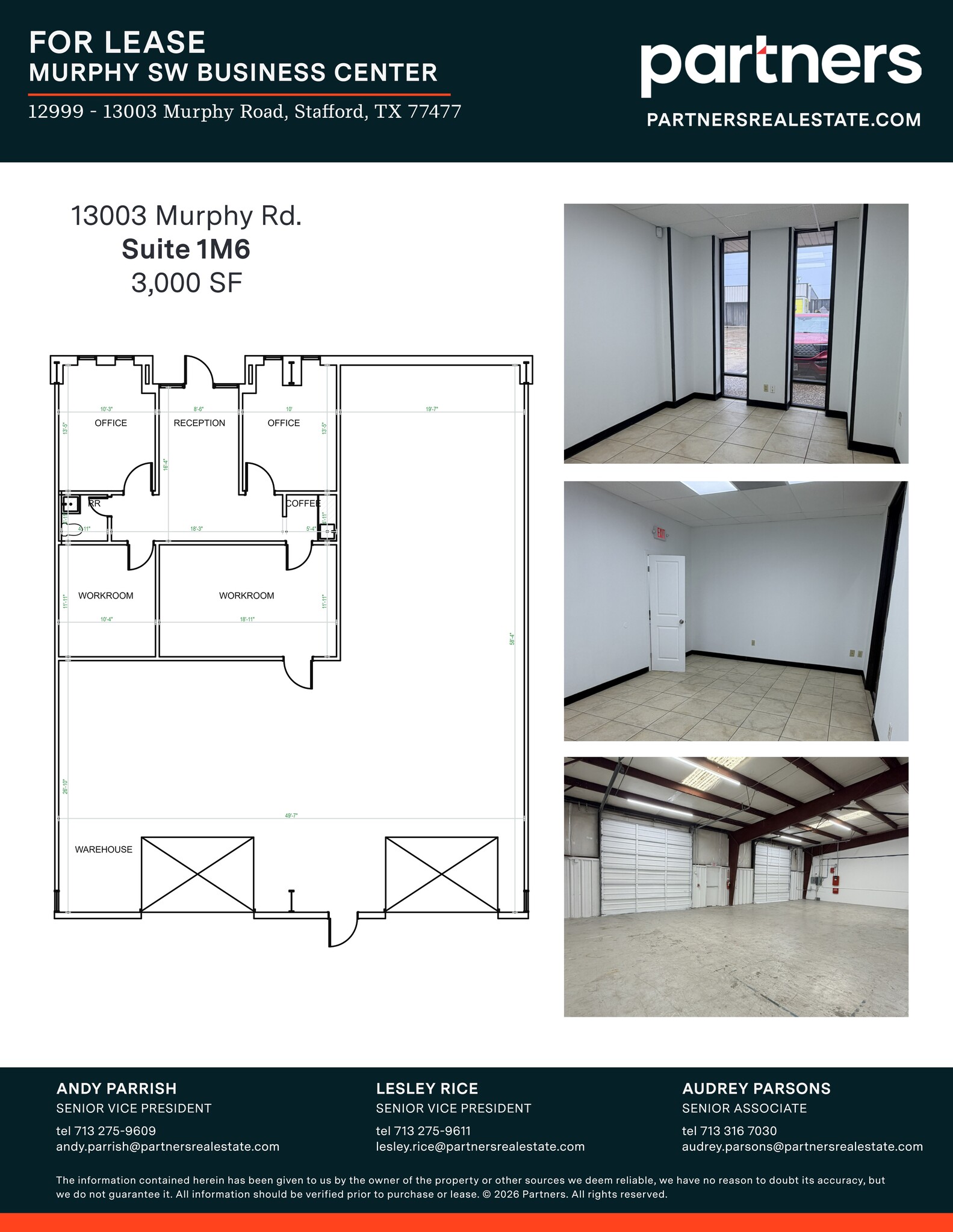 12999-13003 Murphy Rd, Stafford, TX for lease Site Plan- Image 1 of 6