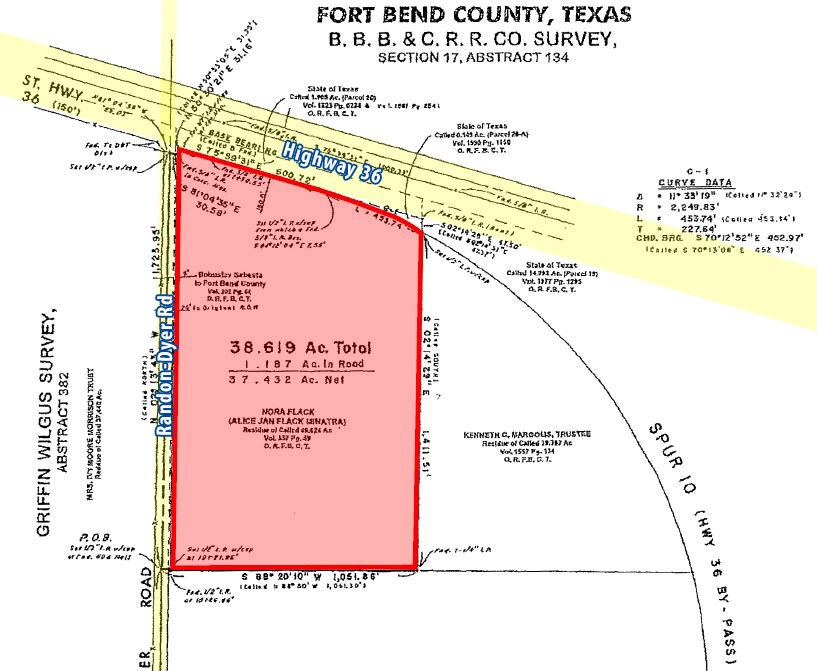 2026 Randon Dyer Rd, Rosenberg, TX for sale Plat Map- Image 1 of 1