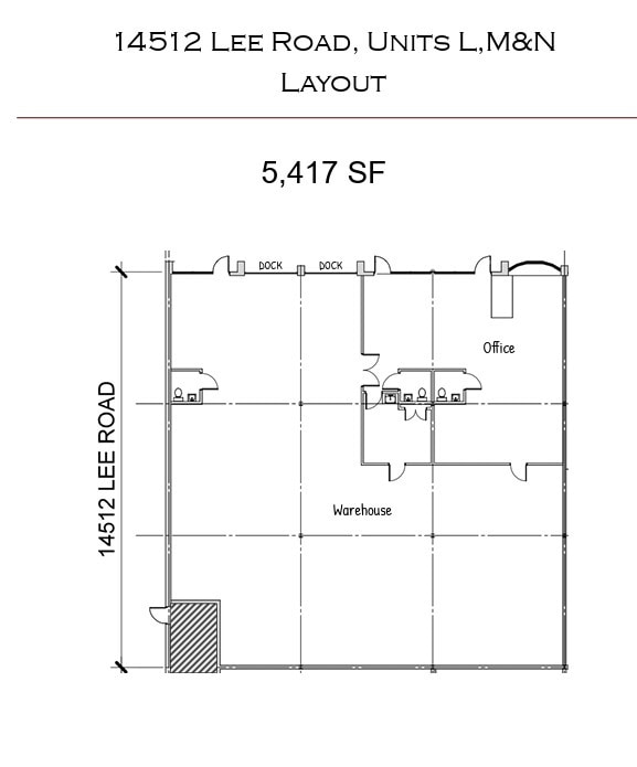 14512-14514 Lee Rd, Chantilly, VA for lease Floor Plan- Image 1 of 1