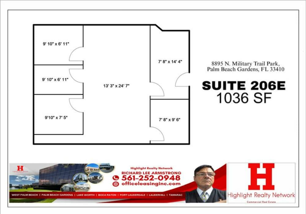 8895 N Military Trl, Palm Beach Gardens, FL for lease Interior Photo- Image 1 of 2