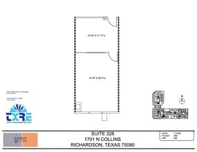1701 N Collins Blvd, Richardson, TX for lease Floor Plan- Image 1 of 1