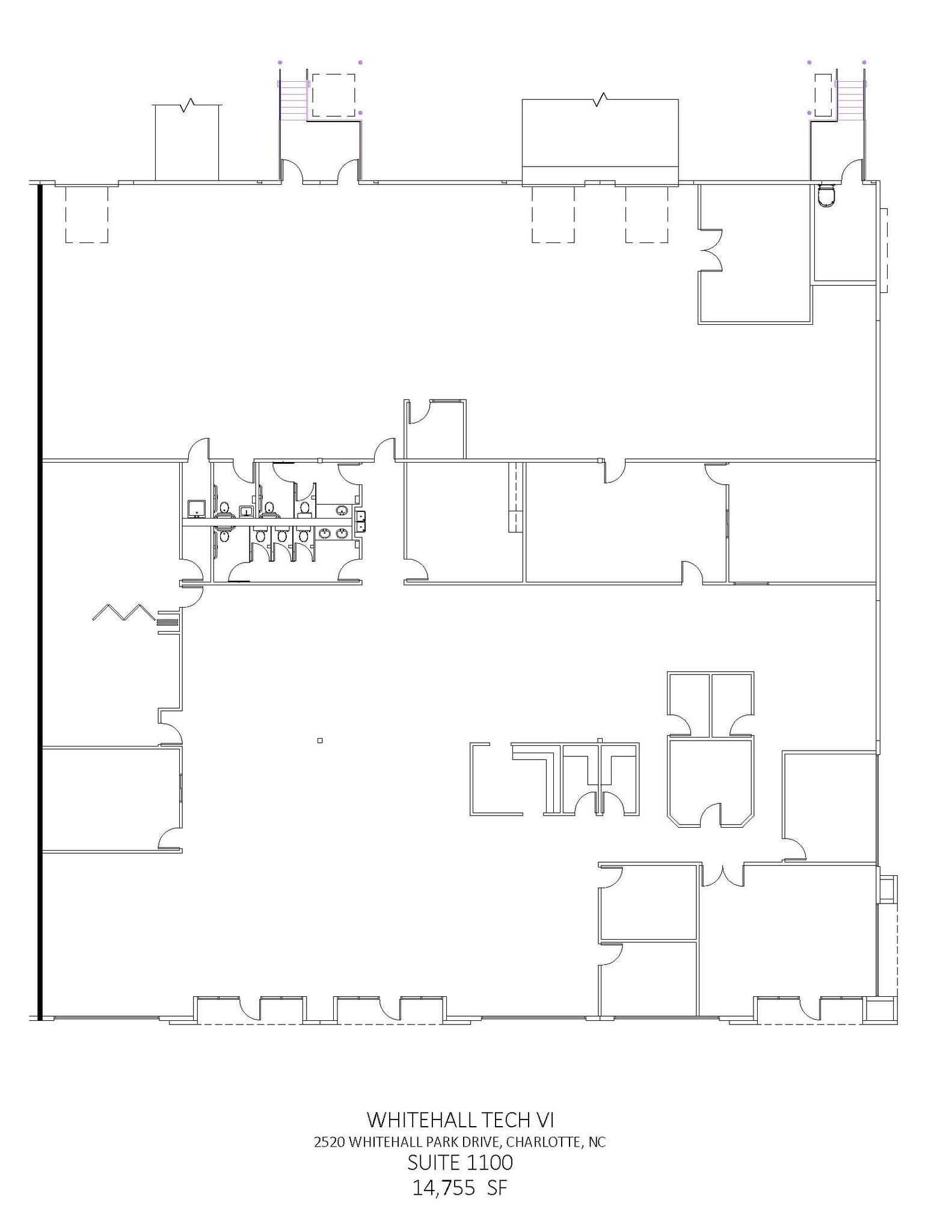 2520 Whitehall Park Dr, Charlotte, NC for lease Floor Plan- Image 1 of 1