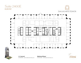 2200 Ross Ave, Dallas, TX for lease Floor Plan- Image 1 of 1