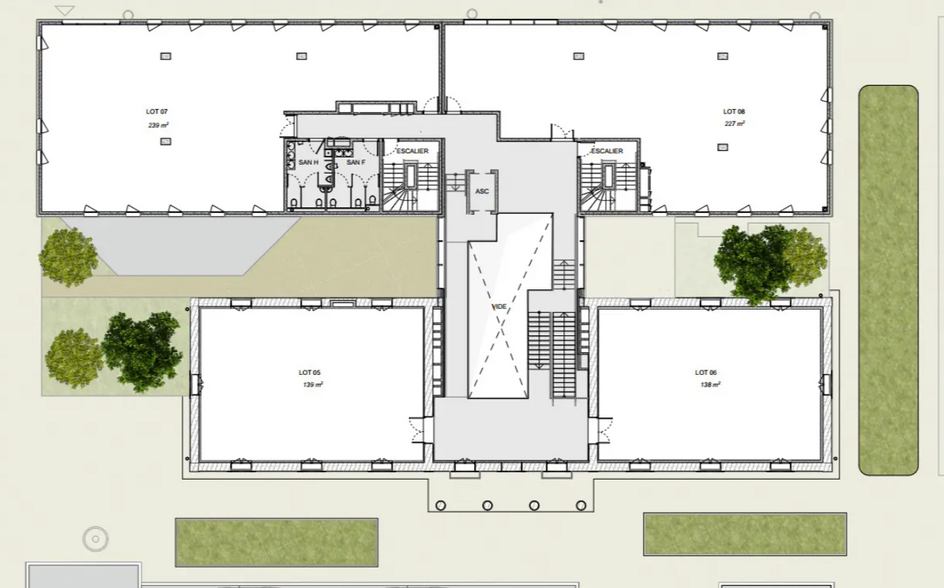 Office in Montpellier for lease - Site Plan - Image 1 of 4
