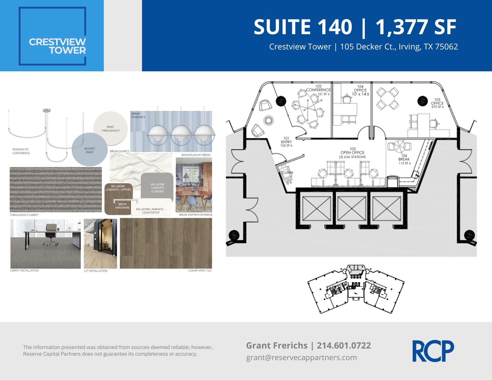 105 Decker Ct, Irving, TX for lease Floor Plan- Image 1 of 2