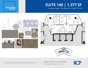 105 Decker Ct, Irving, TX for lease Floor Plan- Image 1 of 2