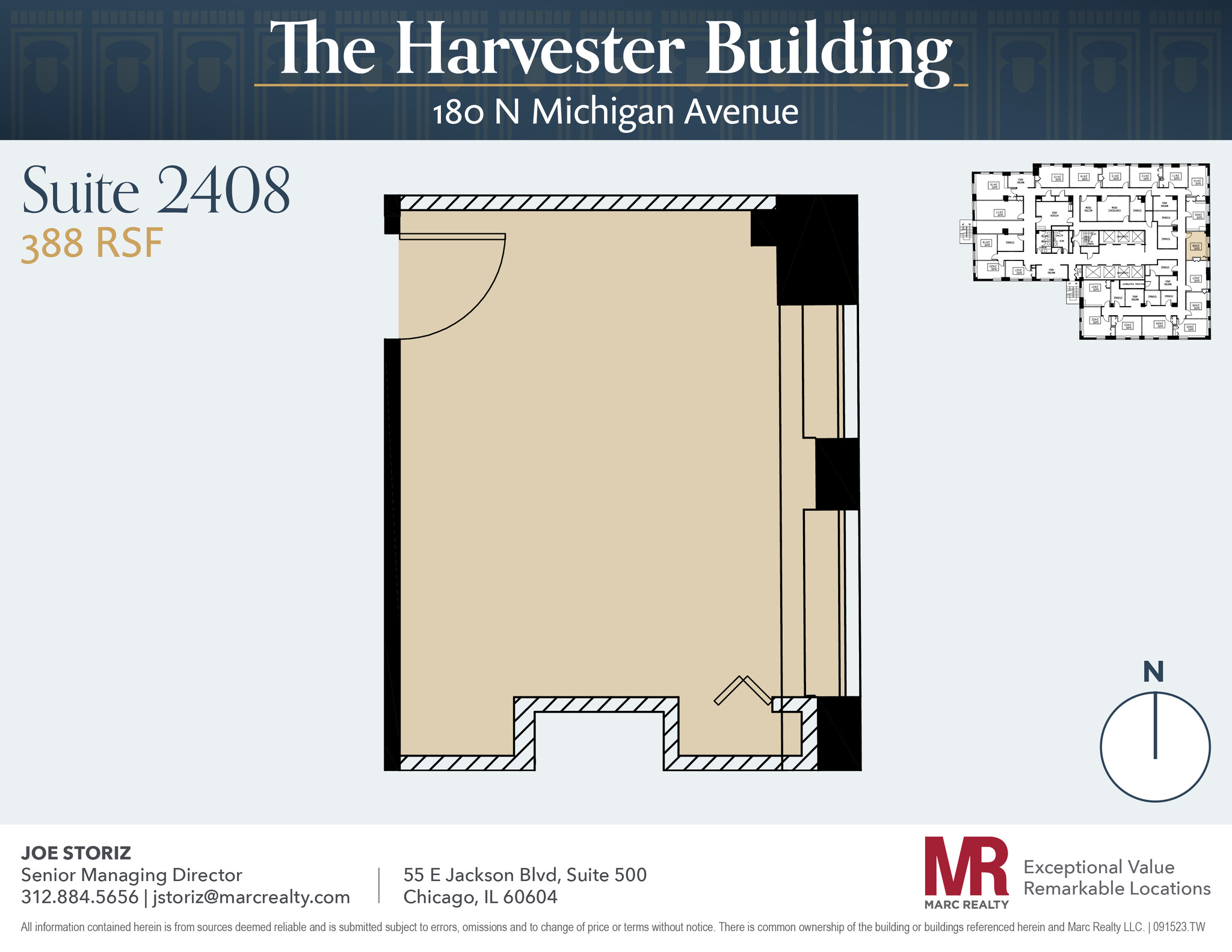 180 N Michigan Ave, Chicago, IL for lease Floor Plan- Image 1 of 2