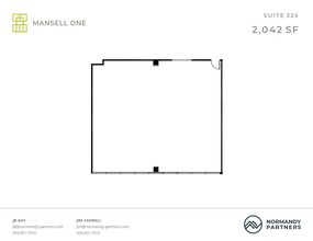 3700 Mansell Rd, Alpharetta, GA for lease Floor Plan- Image 2 of 2