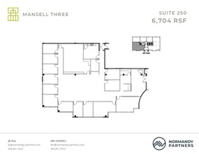 3600 Mansell Rd, Alpharetta, GA for lease Floor Plan- Image 1 of 1