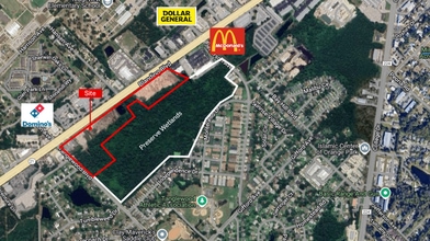 1201 Blanding Blvd, Orange Park, FL - AERIAL  map view