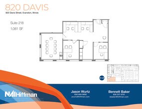 820 Davis St, Evanston, IL for lease Floor Plan- Image 1 of 1