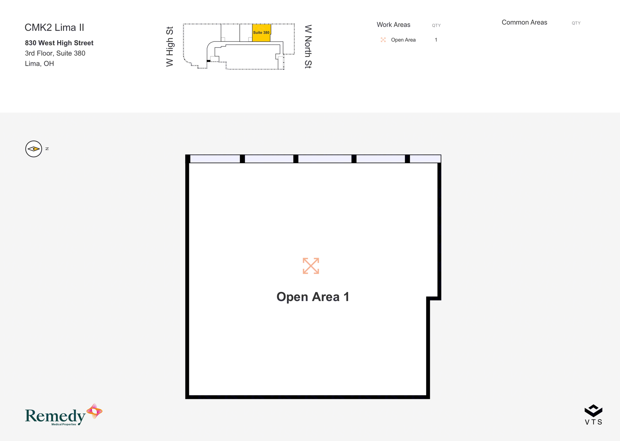 830 W High St, Lima, OH for lease Floor Plan- Image 1 of 4