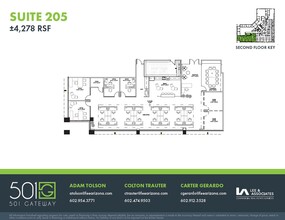 501 N 44th St, Phoenix, AZ for lease Floor Plan- Image 1 of 2