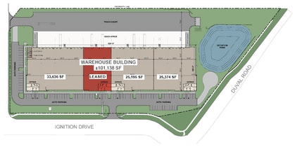 2555 Ignition Dr, Jacksonville, FL for lease Site Plan- Image 1 of 1