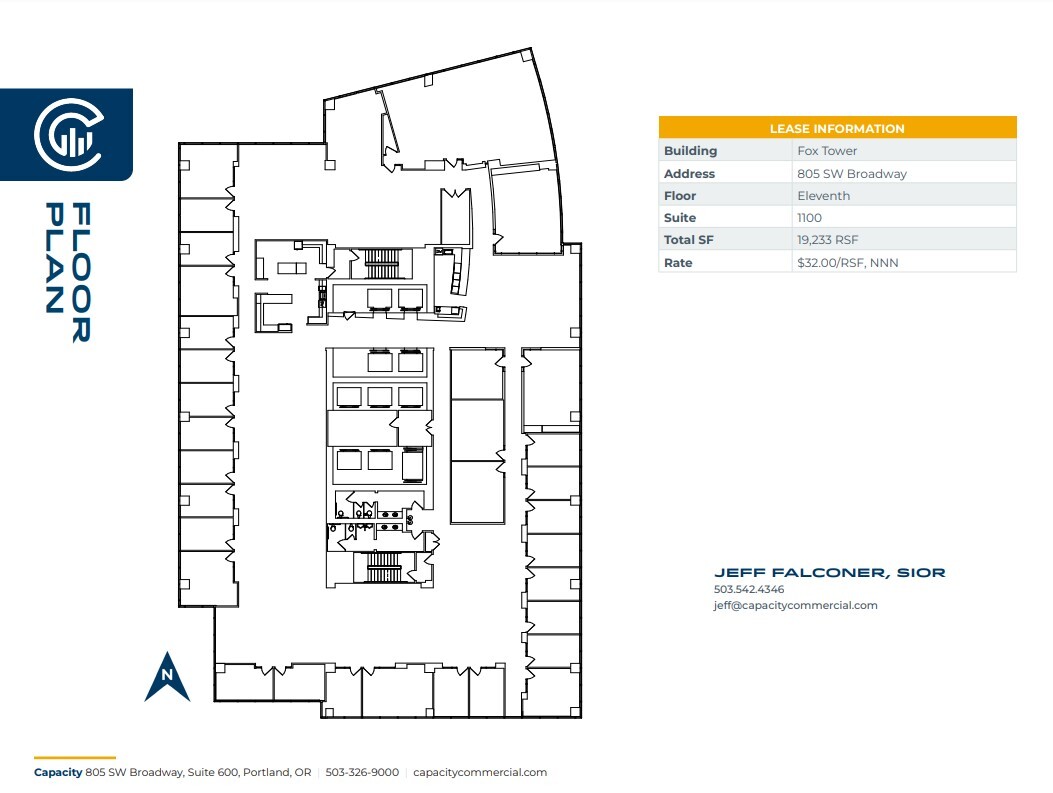 805 SW Broadway, Portland, OR for lease Floor Plan- Image 1 of 1