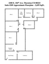 2200 E 104th Ave, Thornton, CO for lease Floor Plan- Image 1 of 13