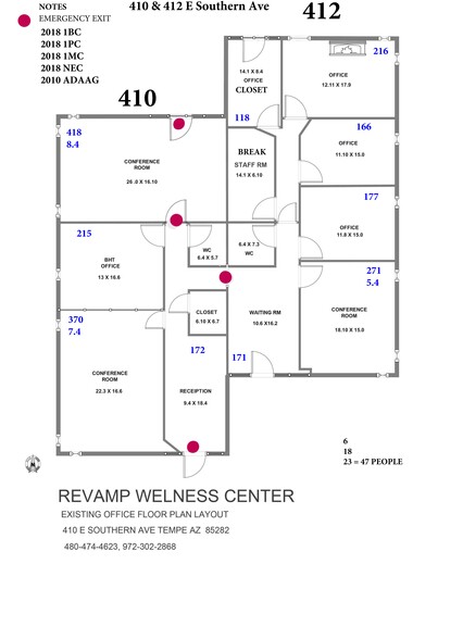 410 E Southern Ave, Tempe, AZ for lease - Site Plan - Image 1 of 17