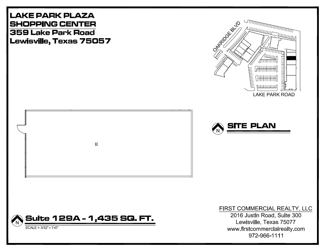 359 Lake Park Rd, Lewisville, TX for lease Floor Plan- Image 1 of 1