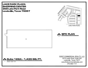 359 Lake Park Rd, Lewisville, TX for lease Floor Plan- Image 1 of 1