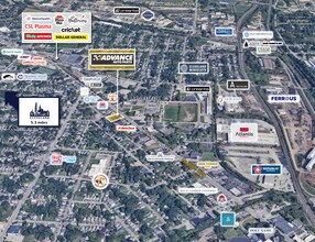 7440 Broadway Ave, Cleveland, OH - Aerial  map view