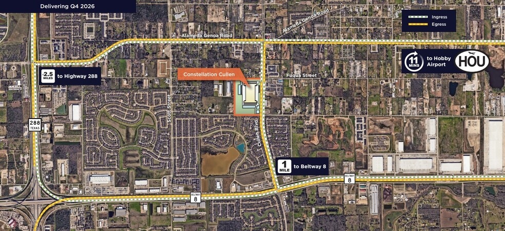 13814 Cullen Blvd, Houston, TX for sale - Aerial - Image 2 of 3