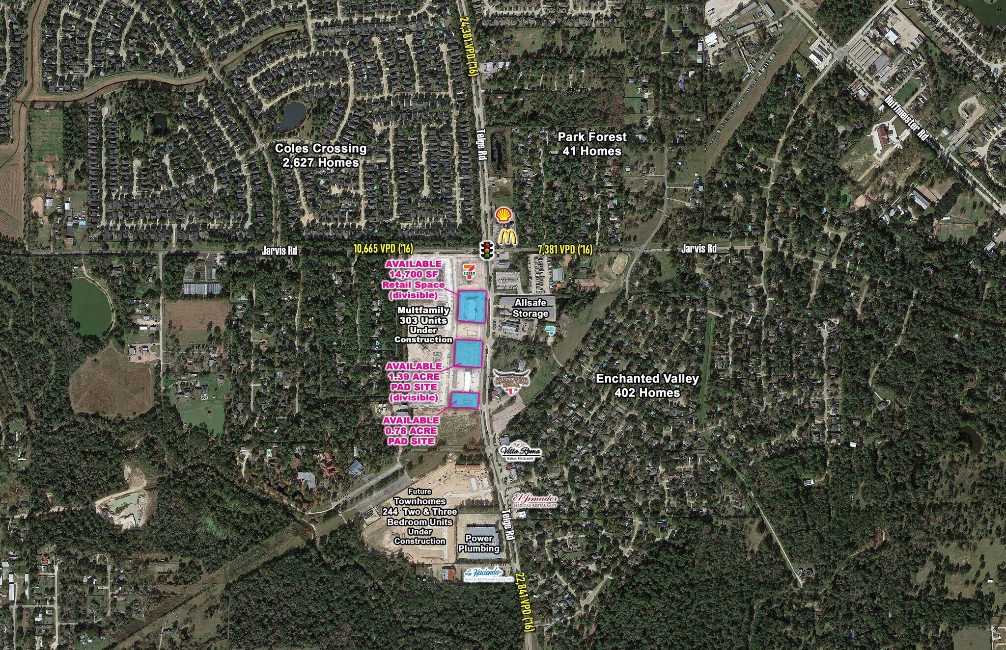 SWC Telge Rd & Jarvis Rd, Cypress, TX for sale Building Photo- Image 1 of 1