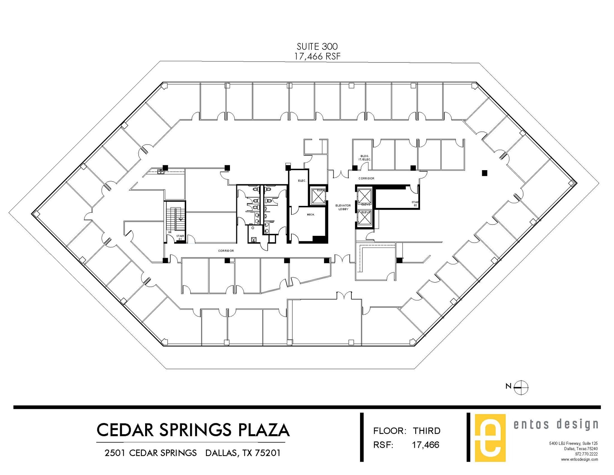 2501 Cedar Springs Rd, Dallas, TX for lease Floor Plan- Image 1 of 1
