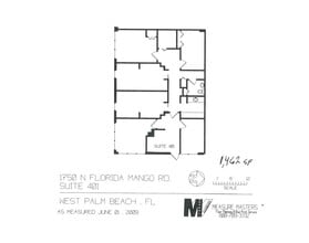 1750 N Florida Mango Rd, West Palm Beach, FL for lease Floor Plan- Image 1 of 1