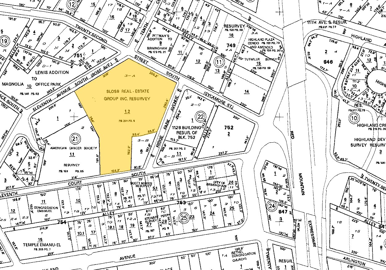 1130 22nd St S, Birmingham, AL for sale Plat Map- Image 1 of 1