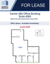 2080 N State Highway 360, Grand Prairie, TX for lease Floor Plan- Image 1 of 1