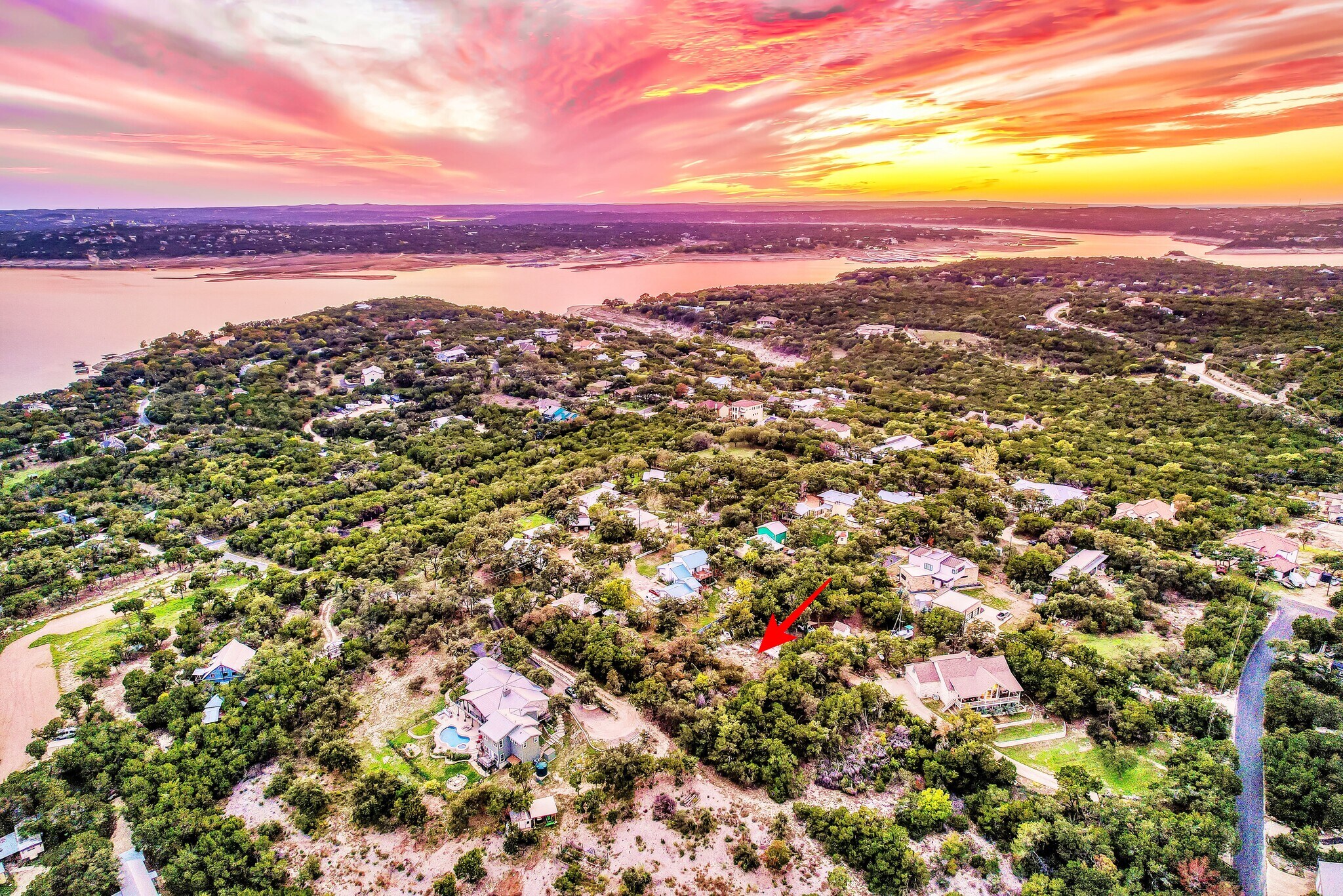 7614 Deer Run, Volente, TX for sale Aerial- Image 1 of 1