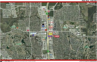 5960-5976 W Parker Rd, Plano, TX - aerial  map view