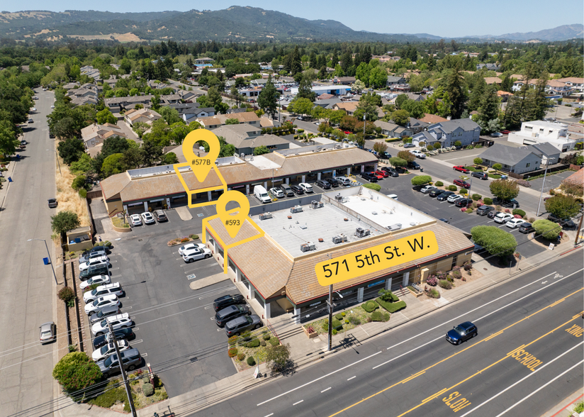 577-595 5th St W, Sonoma, CA for lease - Building Photo - Image 1 of 17