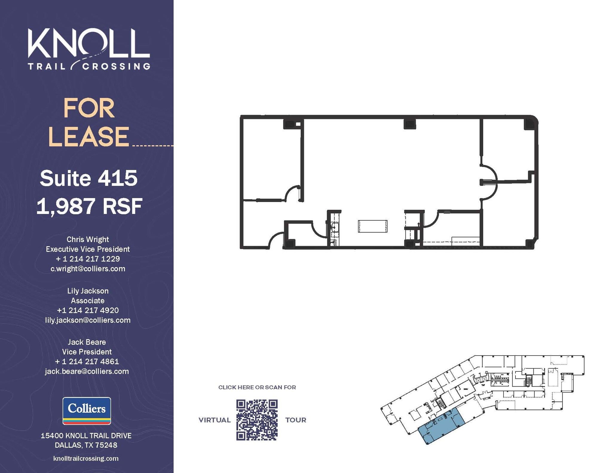 15400 Knoll Trail Dr, Dallas, TX for lease Floor Plan- Image 1 of 1