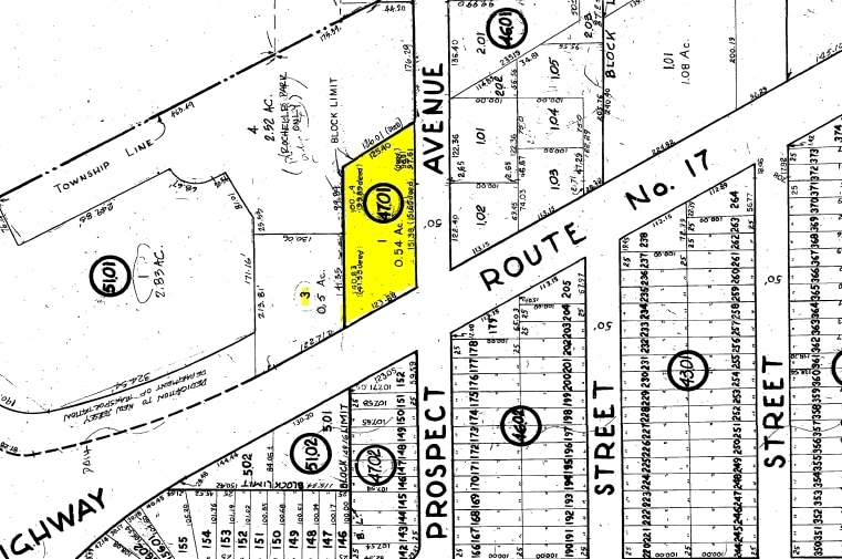 174 State Rt 17 N, Rochelle Park, NJ for lease - Plat Map - Image 2 of 7