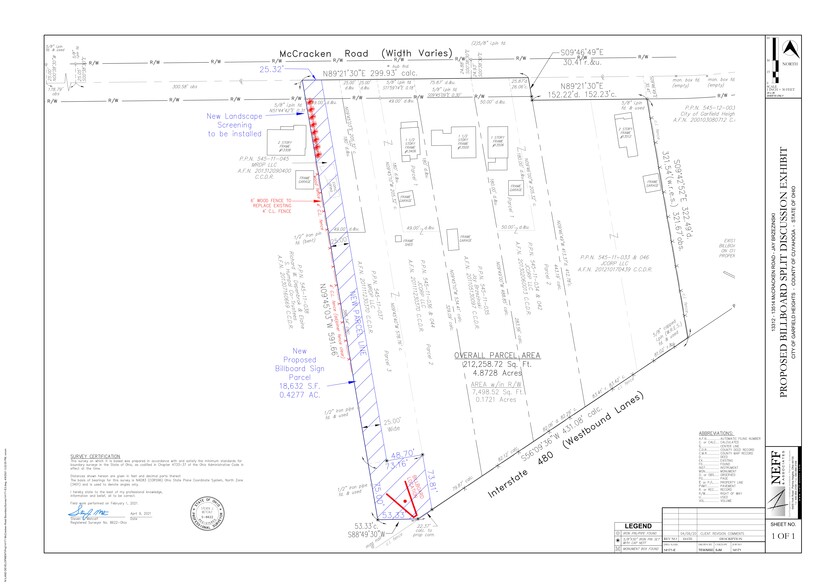 13500 McCracken Rd, Garfield Heights, OH for sale - Site Plan - Image 2 of 2