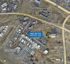 9666 Metro Airport Ave, Broomfield, CO - aerial  map view