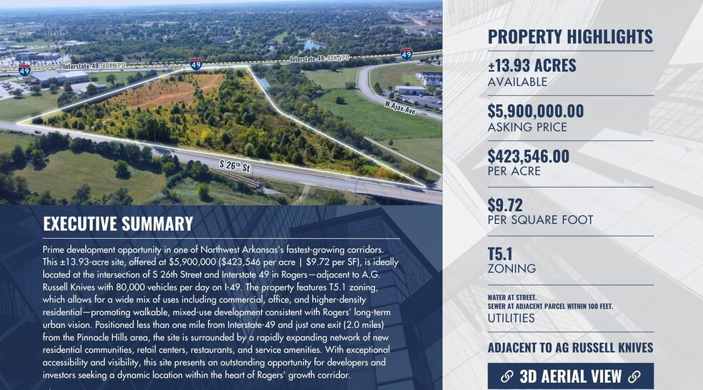 S 26th Street, Rogers, AR for sale - Building Photo - Image 2 of 9