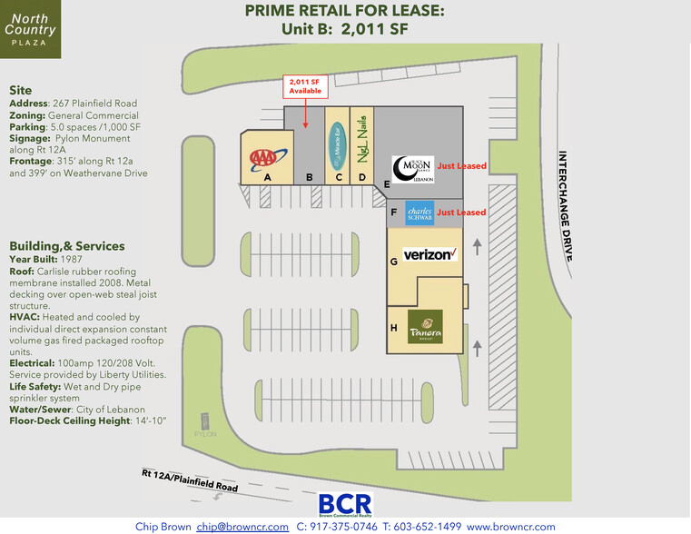 267 Plainfield Rd, West Lebanon, NH for lease - Site Plan - Image 3 of 4