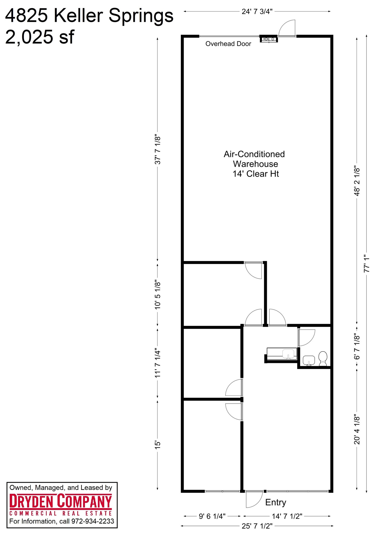 4801-4849 Keller Springs Rd, Addison, TX for lease Floor Plan- Image 1 of 1