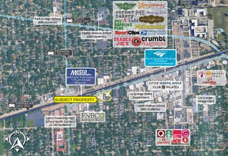 500-504 W Burlington Ave, La Grange, IL - AERIAL map view