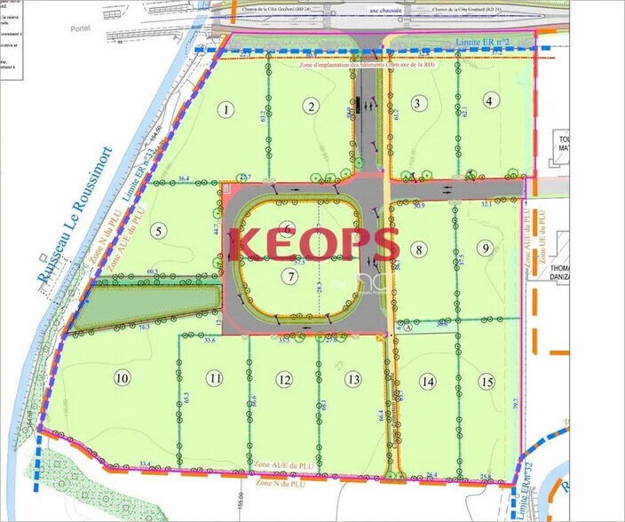 Chemin De Côte Goubard, Villeneuve-Tolosane for sale - Site Plan - Image 2 of 2