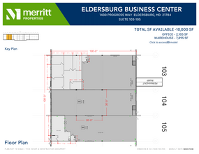 1393 Progress Way, Eldersburg, MD for lease Floor Plan- Image 2 of 2