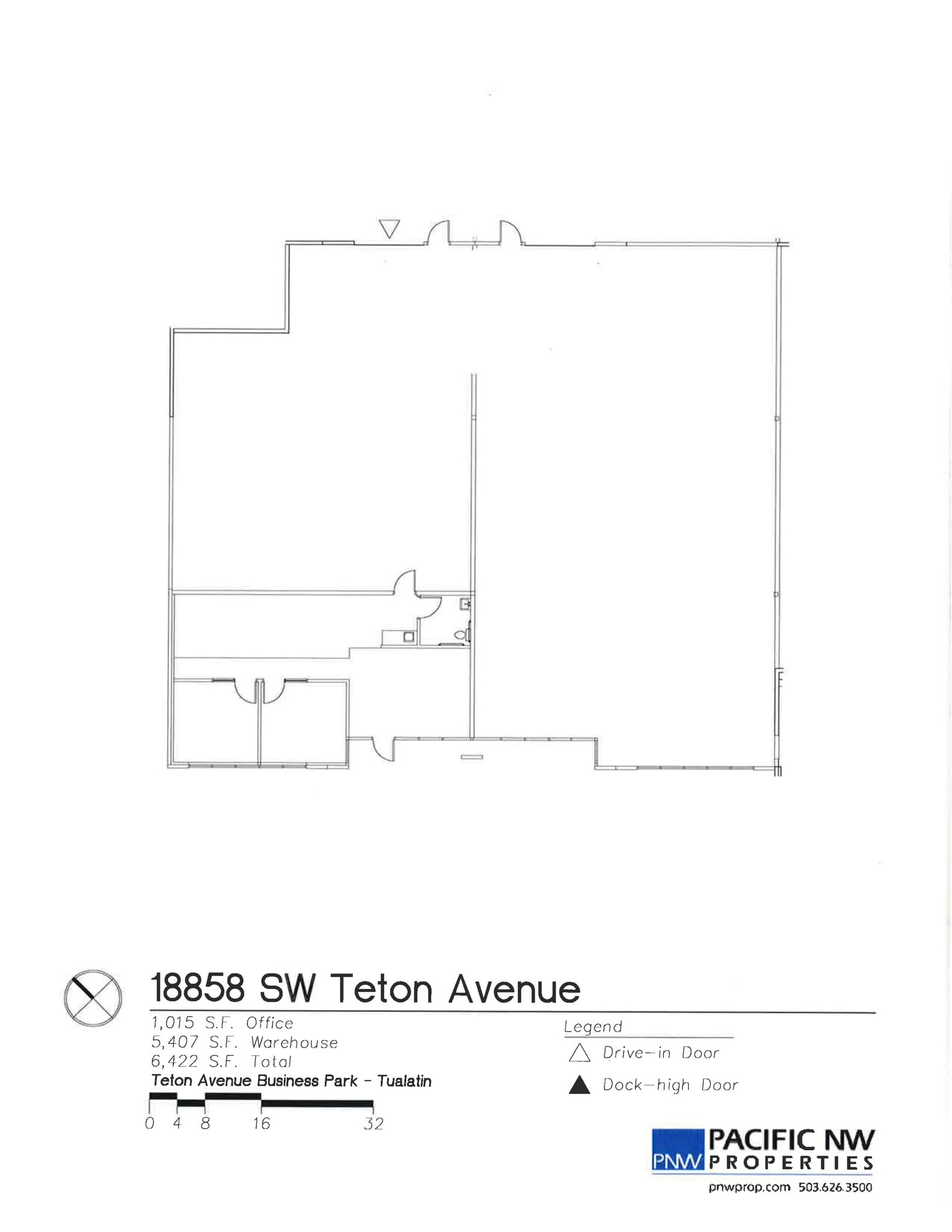 18858-18862 SW Teton Ave, Tualatin, OR for lease Site Plan- Image 1 of 1