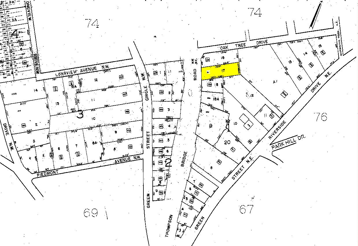 1016 Thompson Bridge Rd, Gainesville, GA for sale Plat Map- Image 1 of 1