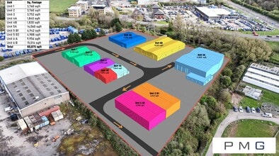 Ewenny Industrial Estate, Bridgend, MGN - AERIAL  map view